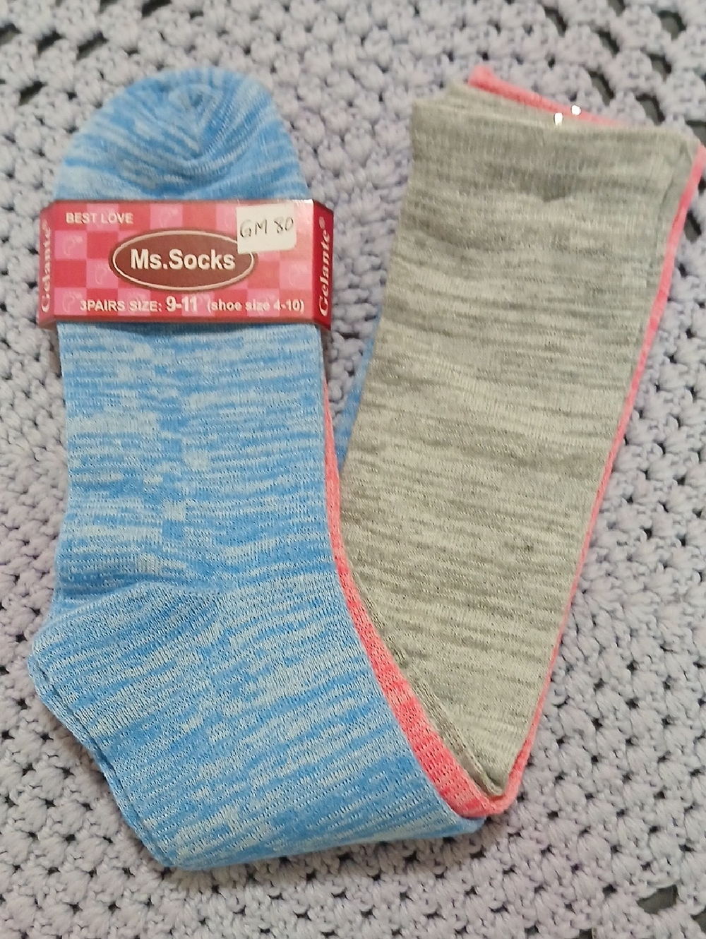 Gelante Women's 9-11 Knee High Best Love Ms.Socks